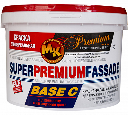 Фасадная Краска База С «Super Premium Fassade» 5 л